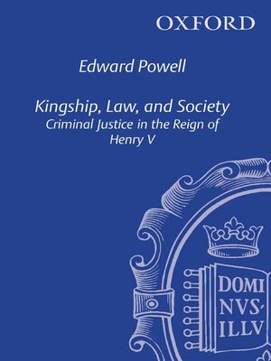 cover image of Kingship, Law, and Society